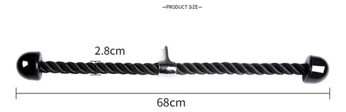 Tricep Rope Press Down Heavy Duty Nylon Rope Antideslizante
