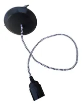 Comprar Colgante 1 Luz  Con Portalámparas Vintage Y Cable Textil