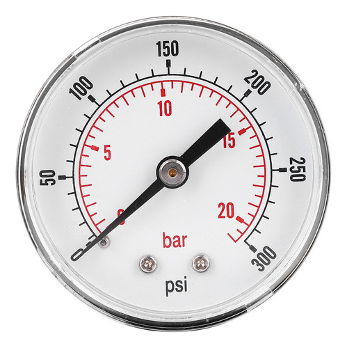 De Manómetro 50mm Dial 1/4 Bspt Conexión Trasera Para Aire