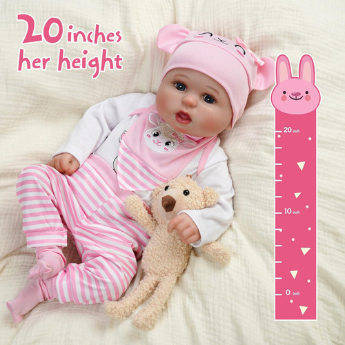 Set Muñeca Bebe Reborn Babeside Bailyn Hecha A Mano