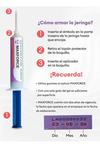 Insecticida Cucarachas Gel Jeringa 30gr Maxforce Envu