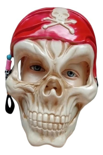 Máscara De Pirata De Plástico Color Diseño Unico