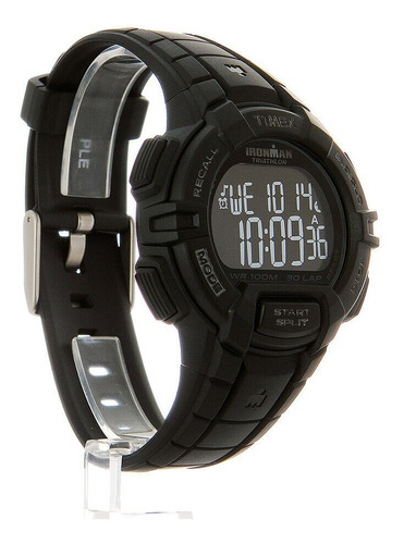 Reloj Timex Hombre | Ironman Rugged 30 | 45 Mm | T5k793 Color de la correa Negro