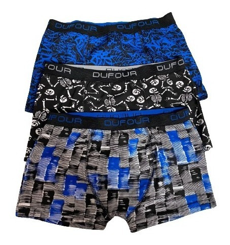 Imagen 1 de 8 de Bóxer Infantil Nene Estampado Pack X3 Dufour - Art. 11976