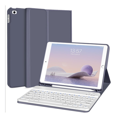 Funda Con Teclado Kenke / Para iPad 9.7 / Purple