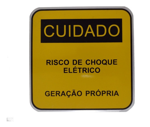 5 Placas Geração Propria Micro Geração Alumínio 13 X 13