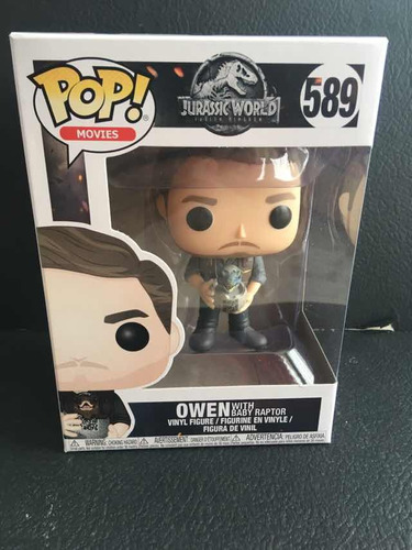 Funko Pop Owen With Baby Raptor Jurassic World