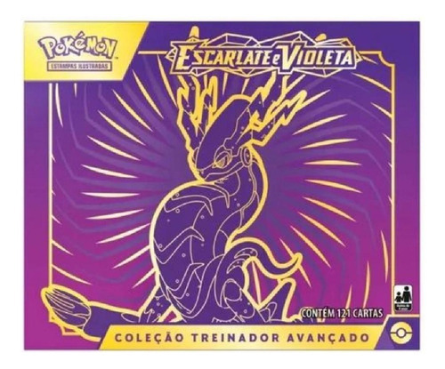 Box Pokémon Miraidon Treinador Avançado Copag Carta Tcg Idioma Português Modelos Box Treinador Avançado Escarlate e Violeta Escarlate e Violeta