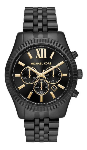 Relógio Michael Kors Feminino Mk8603 Lexington Preto