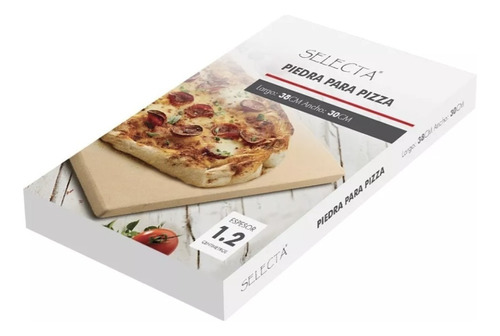 Piedra Refractaria Pizza 30x38x1.2cm