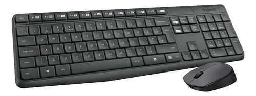 Logitech Mk235 Teclado + Mouse Óptico Inalámbrico