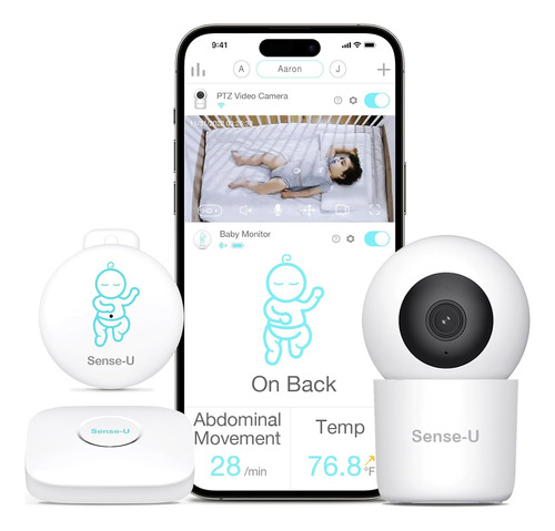 Sense-u Monitor Inteligente Para Bebés 3 De Largo Alcance