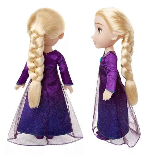 Roupa para Boneca de Pano tema Frozen Elsa e a Anna - Vestido em