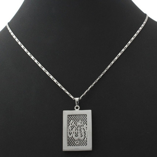 Collar De Alá, Joyería Islámica Para Hombre/mujer, Platinum