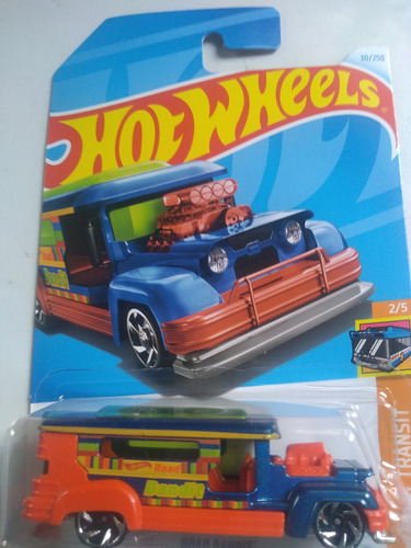 Camion Road Bandit De Hot Wheels Fast Transit, Naranja 2/5