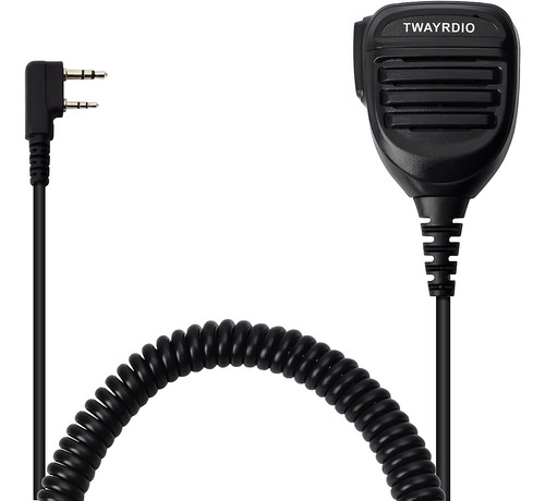 Walkie Talkie Altavoz Micrófono 2pin K-type Radio Bidireccio