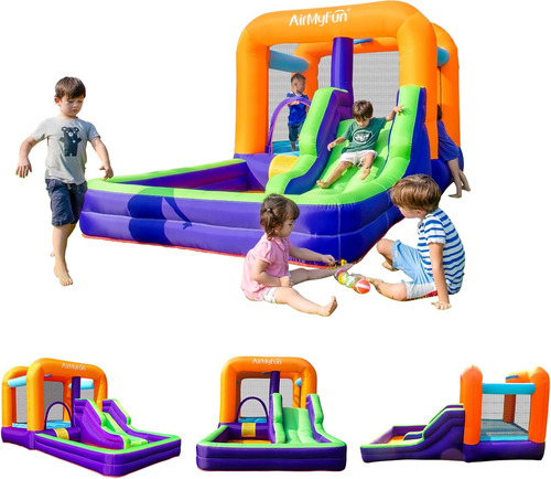 Casa De Rebote Inflable Airmyfun, Tobogán Inflable Para Niño