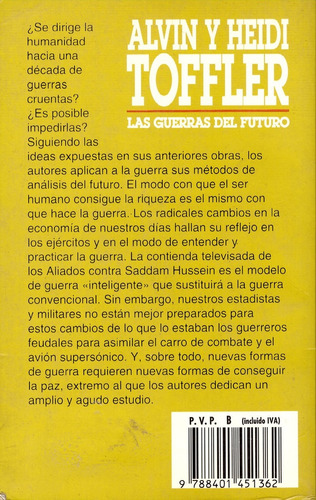 Las Guerras Del Futuro - Toffler, Toffler