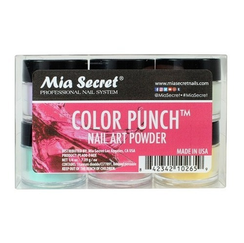 Acrílico Colección Color Punch Mia Secret (06 Tonos)