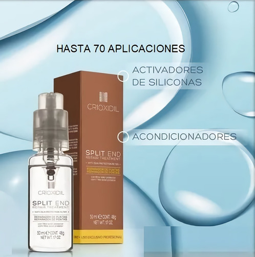 Tratamiento Reparador Puntas Con Filtro Solar Crioxidil 60ml