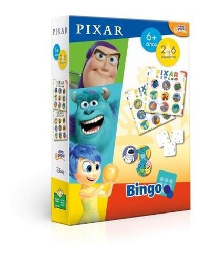 Jogo De Bingo Infantil Pixar - Toyster 8057