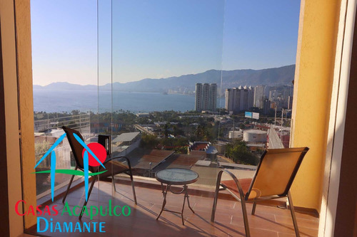 Cad Vista De La Bruma 3. Lujo Y Amplitud Frente Al Mar: Residencia Con Alberca, Palapa Y Vistas Espectaculares En Acapulco