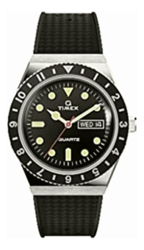 Timex 38 Mm Q Diver Inspired, Negro, One Size, Inspirado En