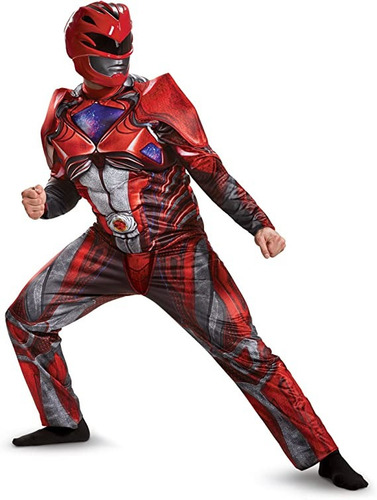 Disfraz De Power Ranger Rojo Para Hombres Adultos Envio Gratis 