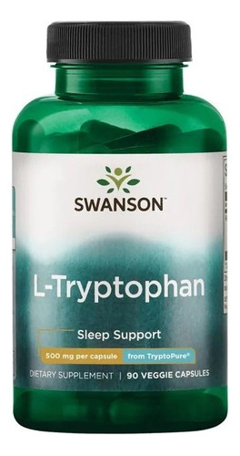 Swanson L-triptófano Tryptopure 500 Mg 90 Vegcap Sabor Sin Sabor