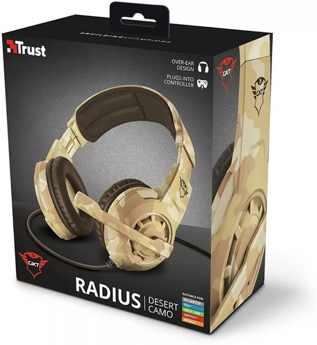 Imagen 7 de 9 de Auricular Gamer Trust Gxt 310 Radius Gaming Headset Pc Ps4