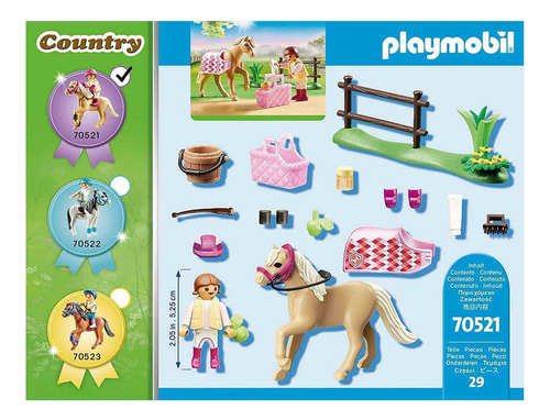 Poni De Montar Alemán Coleccionable De Playmobil