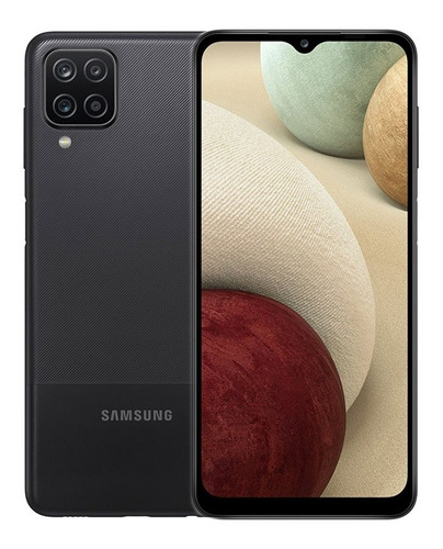 Celular Samsung A12 64gb Azul Y Negro