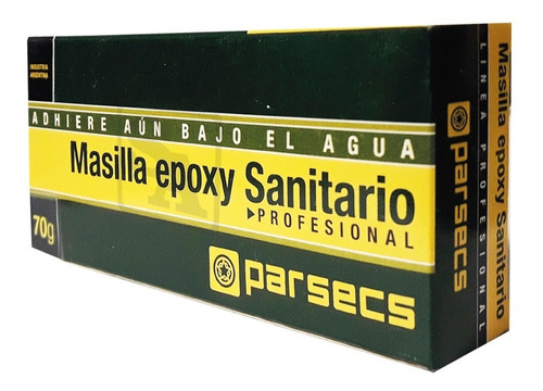 Parsecs Masilla Epoxy Profesional Adhiere Agua 70gr