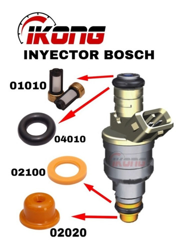 Kit Inyector Bosch Kit 50 Juegos De Repuestos 