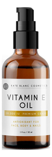 Kate Blanc Cosmetics Aceite De Vitamina E Para Piel Y Cara (