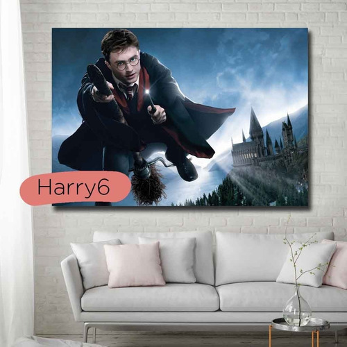 Imagen 5 de 10 de Cuadros Harry Potter 120x70 Varios Diseños Tela Canvas