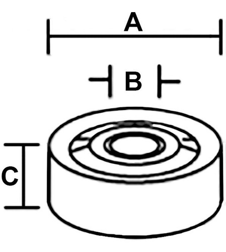 Imagen 6 de 8 de Balero De Repuesto Para Broca O Fresa Router G L T 28-200