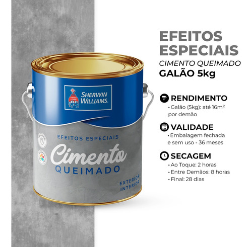 Efeitos Especiais Cimento Queimado 3,6l Sherwin Williams