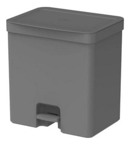 Papelera Doble Compartimento Con Pedal Trium 20 Lts Ou