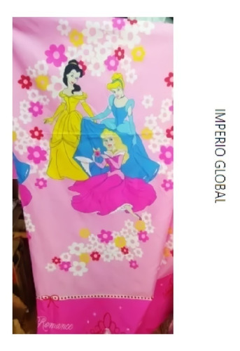 Cortina Niña Princesas 3.00*2.10 Alto