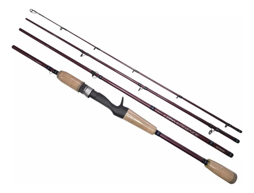 Haste de tubo dourada Shimano Convergence 1,98 m 7-20 libras, 4 litros, marrom escuro