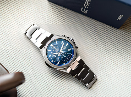 Reloj Caballero Casio Edifice Sapphire Efb-700d-2 Acero Inox