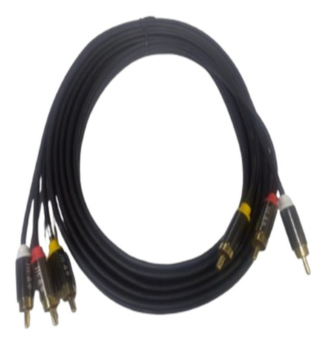 Cable De Audio Profesional Rca A Rca 3x3 Mw23-02-120