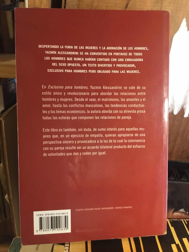 Exclusivo Para Hombres Yasmín Alessandrini (Usado)