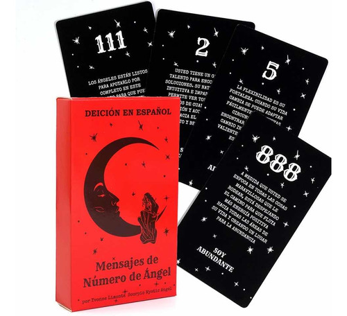 Cartas Números De Ángeles, Números Angelicales Cartas Tarot