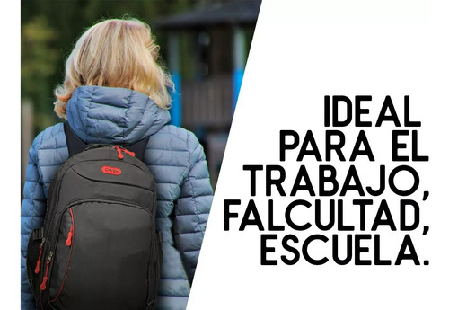 Mochila urbana porta notebook Owen OWMI10026 color azul
