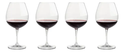 Vaso 4 Unidad Color Rojo