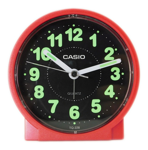 Reloj Despertador Casio Tq-228-4d Joyeria Esponda