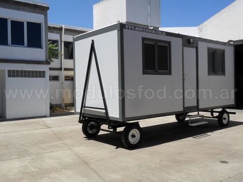 Imagen 6 de 7 de Modulo Habitable Container Casilla Rural Trailer La Plata