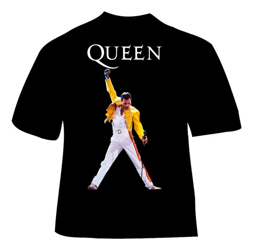 Polera Rock - Queen - Freddie Mercury - Vale Gamess